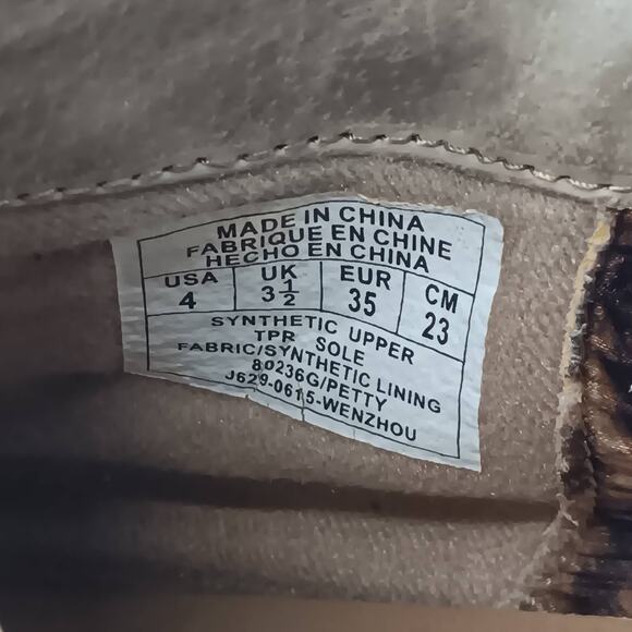 Sam Edelman Petty Nude Booties Size 4 US Side Zipper Closure Synthetic Upper - Picture 7 of 9